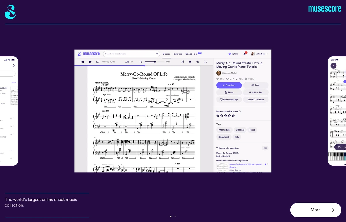 Muse Group website thumbnail