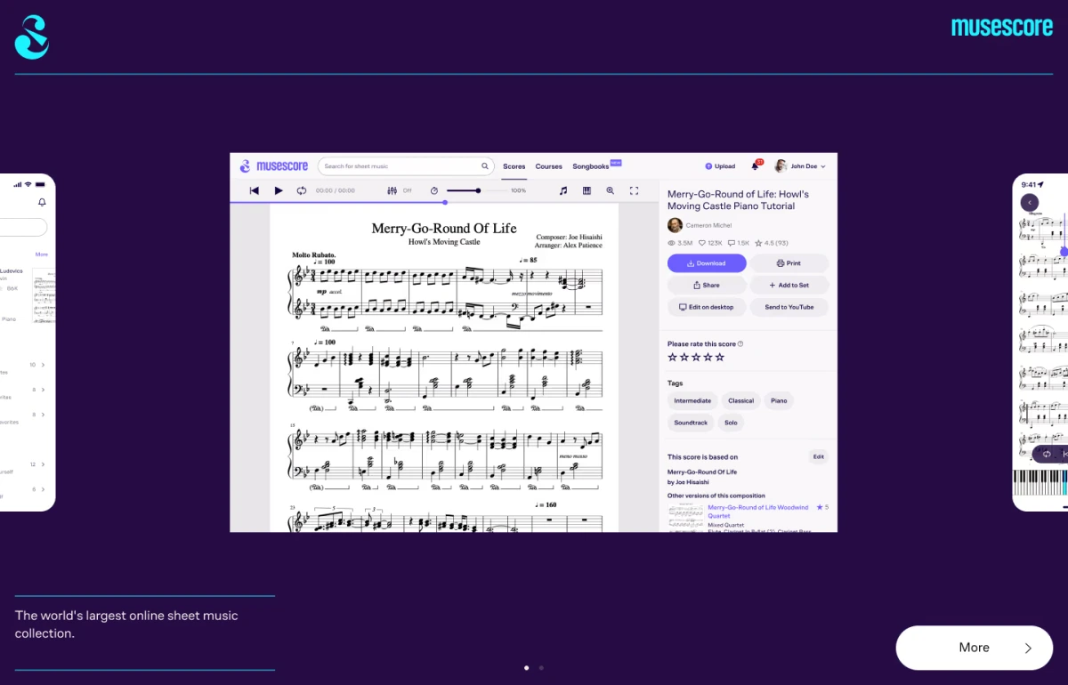 Muse Group website thumbnail